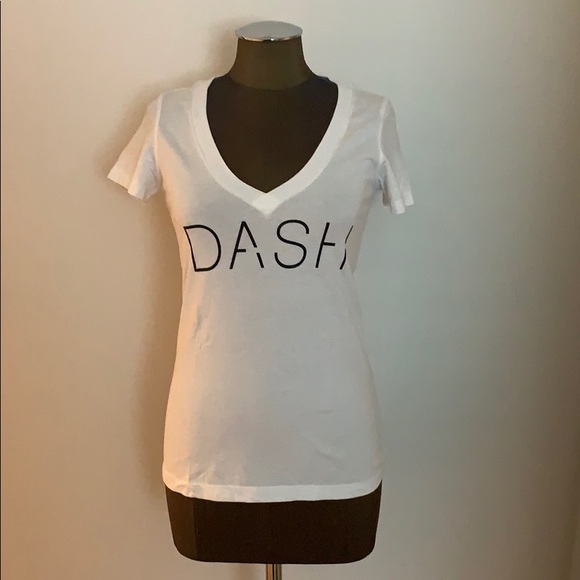 Dash V- Neck T-Shirt by the Kardashian’s - Picture 2 of 3